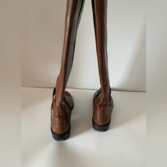 Antonio Melani leather boots brown tall riding 8.5.   💥🅕🅛🅐🅢🅗 🅢🅐🅛🅔💥 - Picture 12 of 16